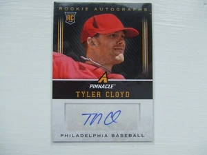 2013 Pinnacle Rookie Autographs #TC Tyler Cloyd PHILLIES - Picture 1 of 2