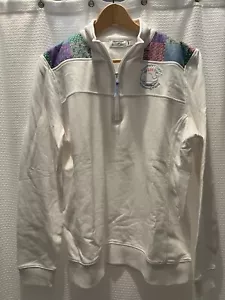Vineyard Vines weißes Damen-Shirt Kentucky Derby Walschaf Gr. L Sweatshirt EUC - Bild 1 von 7