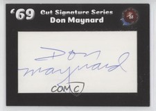 2019 Historic Auto 1969 Cut Signatures Don Maynard Auto