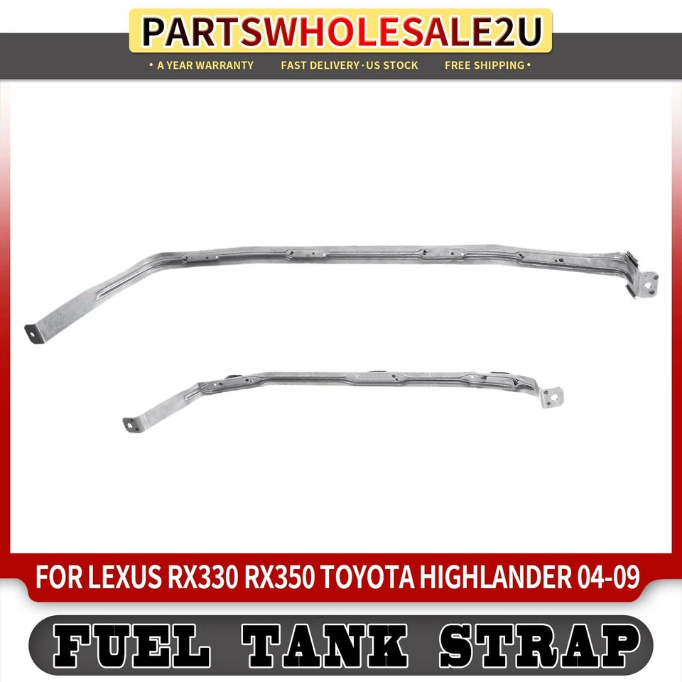 2x Correa de tanque de combustible para Lexus RX330 04-06 RX350 2007-2009 Toyota Highlander 04-07 Foto 1 de 4