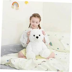 Teddy Bear Stuffed Animals 18inch, Small Teddy Bear Cute Plush Bear for White - Picture 1 of 7