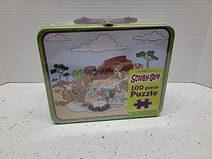 Pressman SCOOBY-DOO 100 Piece Puzzle in Tin Lunch Box. New Sealed 2012 - Picture 1 of 11