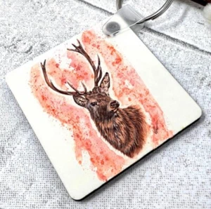 Handgefertigter Schlüsselanhänger Hirsch/Buck - Stephen - Bild 1 von 2