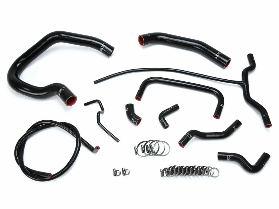 HPS Silicone Radiator + Heater Hose Kit for Ford 04-11 Ranger 4.0L V6 BLACK 05 - Image 1 of 1