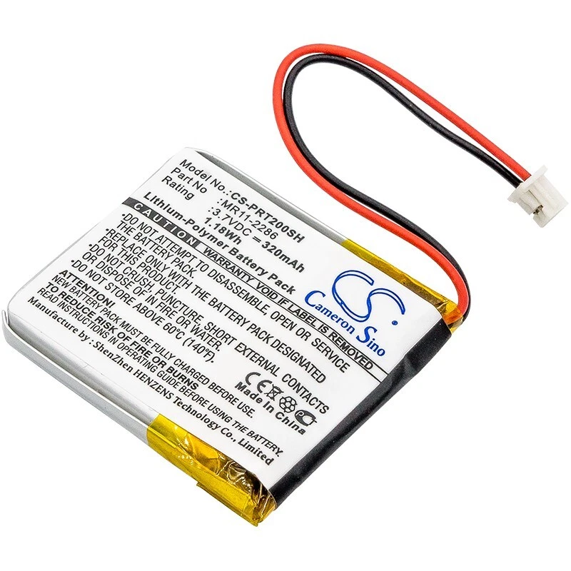 Batería Li-Polímero 3.7V 320mAh Tipo MR11-2286 para Casio PRT-2GP Foto 1 de 4