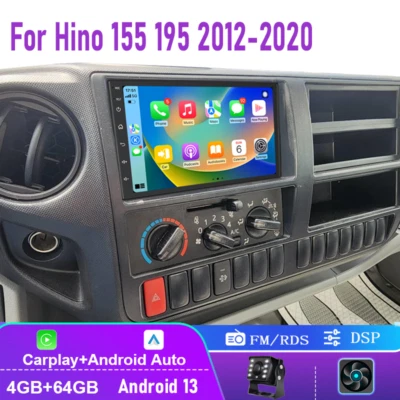 7'' Apple CarPlay Android auto head unit Car radio For Hino 155/195 2012-2020 - Image 1 of 4
