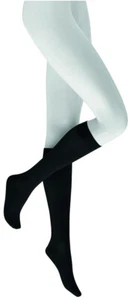 KUNERT SENSUAL SILK - Luxuriöse Damen Kniestrümpfe mit feinster Seide - schwarz - Bild 1 von 5