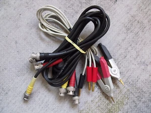 ELEKTRONIK BAUTEILE*MEHRERE MESSKABEL*BASTLER*HANDWERKER*GEBRAUCHT*GOLDKONTAKTE - Bild 1 von 4