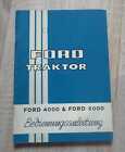 Ford Schlepper 4000 + 5000 Betriebsanleitung