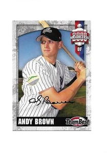 2000 TEAM BEST Rookie Autographs ANDY BROWN (Yankees) - Picture 1 of 1