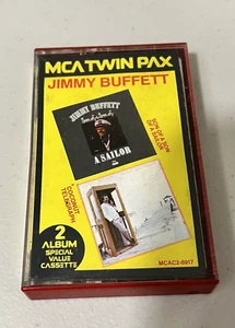 JIMMY BUFFETT TWIN PAX - 2 Albums 1 CASSETTE TAPE Buffet Coconut Telegraph &Son - Picture 1 of 7