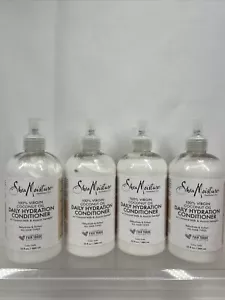 (4) Shea Moisture 100% Virgin Coconut Oil Daily Hydration Conditioner 13 oz - Picture 1 of 4
