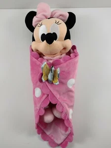 Muñeca de peluche rosa con lunares rosa de los parques de Disney bebés - Imagen 1 de 3