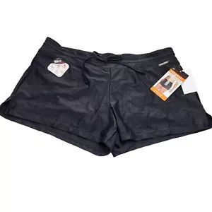 Pantalones cortos de natación Zeroxposur Sun Smart Action con cordón negros para mujer XL - Imagen 1 de 13