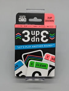 Juegos de cartas 3UP 3Down juegos de cartas diversión familiar sellado - Imagen 1 de 5