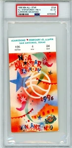1996 NBA ALL STAR SATURDAY TICKET SLAM DUNK 3PT CONTEST BRENT BARRY TIM LEGLER  - Picture 1 of 1