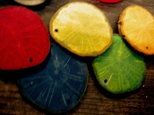 Buttons, Pendant, Wood Jewelry, DIY, Sew, Haberdashery, Accessory - Picture 1 of 7