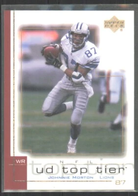 2001 Upper Deck Top Tier Johnnie Morton Detroit Lions #62 - Image 1 of 2