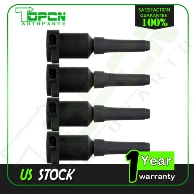 4 Pcs Ignition Coils fits Jaguar XJ6 /XJR /XJS 4.0L L6 - Image 1 of 4