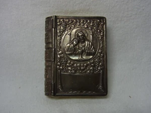 Bible Metal Box Old Vintage German for Dollhouse #I - Picture 1 of 13