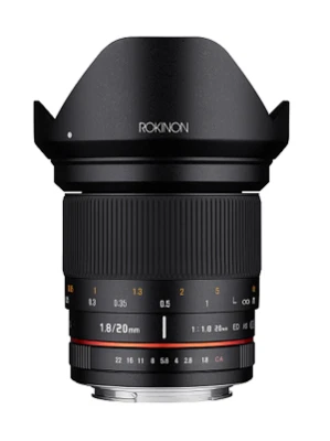 Rokinon 20mm F1.8 Full Frame Wide Angle Lens (Micro 4/3) - Image 1 of 4