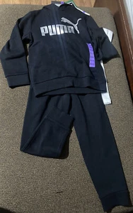 Boys Puma 3pcs Active Wear Black/White Size 5/6 NWT - Picture 1 of 10