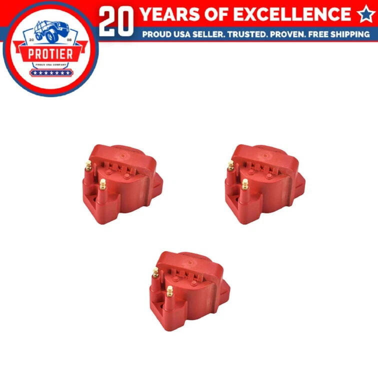 Juego de 3 bobinas de encendido compatibles con Buick Cadillac Chevrolet Oldsmobile Foto 1 de 1