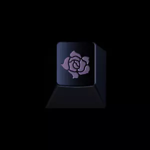GMK Devoted X RAMA Keycap - Rose & Glow in Dark Penlight - Artisan Keycap - Picture 1 of 2