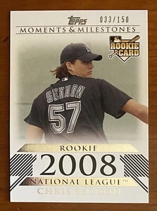 2008 Topps Baseball Moments Milestones /150 CHRIS SEDDON RC #169 Marlins - Picture 1 of 2