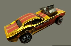 2006 Hot Wheels RODGER DODGER GOLD Super Chromes Redline Tire 5 Spoke 1:64 LOOSE - Picture 1 of 14