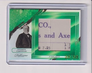 2023 SUPER PRODUCTS BELLISSIMO JUMBO RELIC #118 ANDREW CARNEGIE 28/50 - Picture 1 of 1