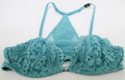Victoria's Secret Faded Denim Body By Victoria Front Close Unlined Bralette Bra - Image 1 of 4
