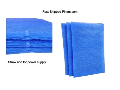 Paquete de 3 filtros de repuesto para purificador de aire Garrison de envío rápido azul Foto 1 de 4