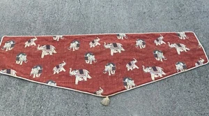Vintage Orient Afrikanischer Elefant Bettüberwurf Tischläufer UNIKAT 30/80 EICHE ❤️m9 - Bild 1 von 11