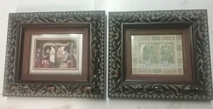 UKRAINE UNCANCELLED framed stamp philatelic Souvineer sheets VIKINGS & Monks - Picture 1 of 10