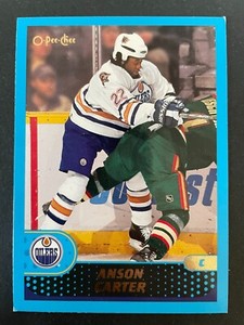 Anson CARTER 2001-02 O-Pee-Chee Hockey #198 Edmonton Oilers