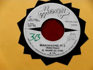 JR WALKER ALL STARS~ BRAINWASHER~PT 2~RARE PROMO~ GOOD ROCKIN ~ SOUL 45 - Foto 1 di 2