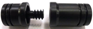 3/8x10 Joint Protectors, Joint caps For Mcdermott 3/8x10 Black - Shaft/Butt - Picture 1 of 1