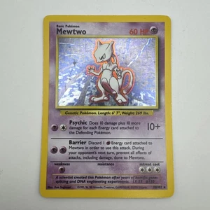 Mewtwo 10/102 Base Set Holo Rare - Picture 1 of 15