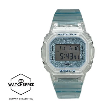 Casio Baby-G G.Colours Series Semi-Transparent Blue Resin Band Watch BGD-565GC-2 - image 1 of 3