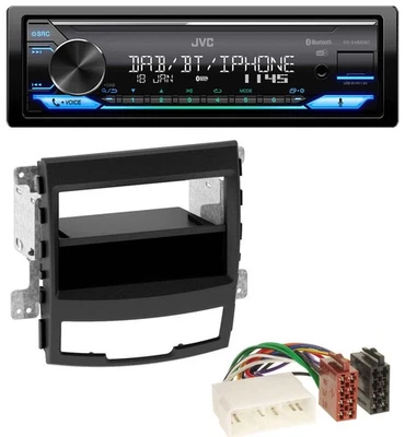 JVC Bluetooth DAB USB MP3 Autoradio für SsangYong Korando CK 2010-2013 - Bild 1 von 4
