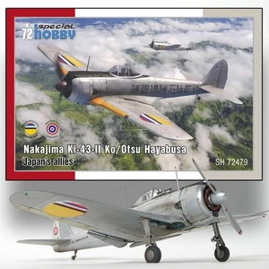 SPECIAL HOBBY 72479 NAKAJIMA KI-43-II HAYABUSA (OSCAR) 'JAPAN'S ALLIES' KIT - Picture 1 of 6
