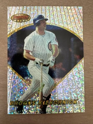 1996 Bowman's Best - Previews Brooks Kieschnick #BBP 3 Atomic Refractor - Image 1 of 2