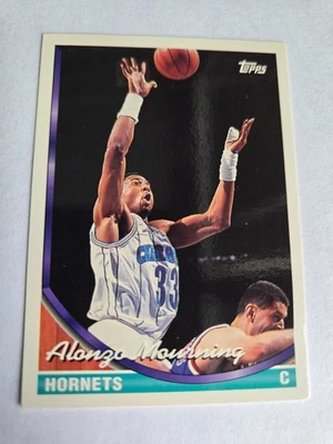 1993-94 Topps Alonzo Mourning Salón de la fama Centro Charlotte Hornets #170 Foto 1 de 2