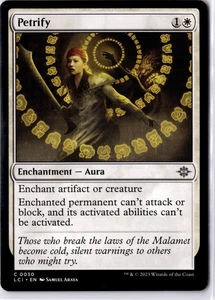Petrify The Lost Caverns of Ixalan Regular 0030 MTG Card Magic the Gathering  - Picture 1 of 2