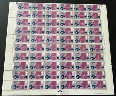GB SG793 Anniversaries  1969 Half Sheet (60 stamps) + traffic lights MNH - Image 1 of 2