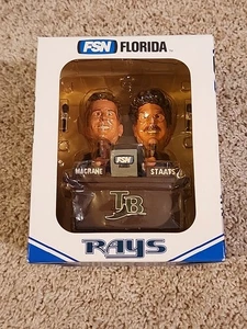HANDSIGNIERT tampa BAY DEVIL RAYS DWAYNE STAATS JOE MAGRANE BOBBLE SGA neu in Box - Bild 1 von 7