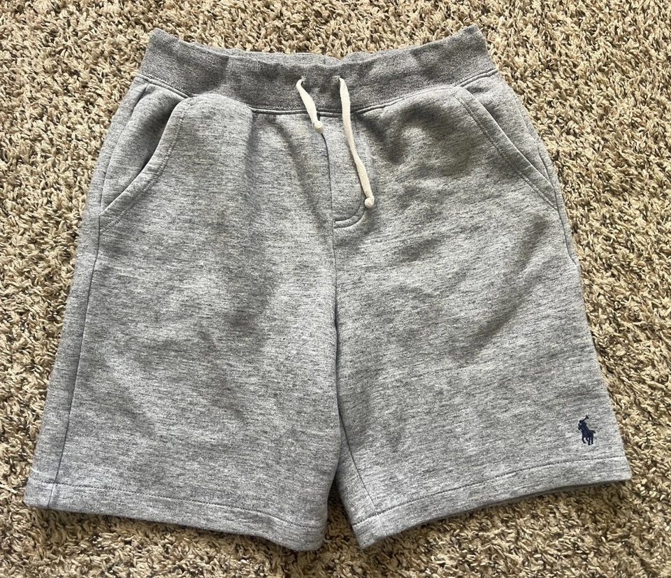 Polo Ralph Lauren Sweat Shorts Kids Boys Medium (10-12) Gray - Image 1 of 4