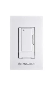 Fanimation WR500 White 3 Speed Fan Wall Control - Includes Receiver - Picture 1 of 2