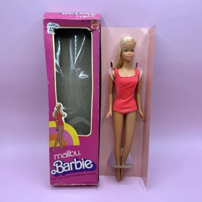 Vintage Malibu Barbie Doll 1975 Mattel Twist N' Turn Bendable Poseable #1067 - Image 1 of 4